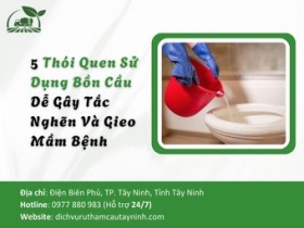 5 Thói Quen Sử Dụng Bồn Cầu Dễ Gây Tắc Nghẽn Và Gieo Mầm Bệnh