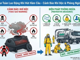 An Toàn Lao Động Khi Hút Hầm Cầu - Cảnh Báo Khí Độc & Phòng Ngừa