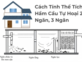 Cách Tính Thể Tích Hầm Cầu Tự Hoại 2 Ngăn, 3 Ngăn (Chuẩn Xây Dựng 2025) Cách Tính Thể Tích Hầm Cầu Tự Hoại 2 Ngăn, 3 Ngăn (Chuẩn Xây Dựng 2025)