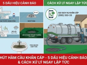 Hút Hầm Cầu Khẩn Cấp - 5 Dấu Hiệu Cảnh Báo & Cách Xử Lý Ngay Lập Tức