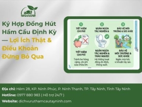 Ký Hợp Đồng Hút Hầm Cầu Định Kỳ — Lợi Ích Thật & Điều Khoản Đừng Bỏ Qua