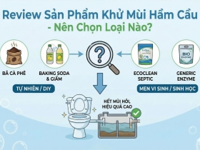 Review Sản Phẩm Khử Mùi Hầm Cầu - Nên Chọn Loại Nào?