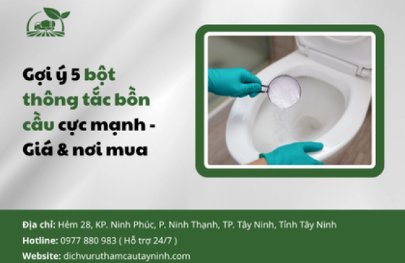 Gợi ý 5 bột thông tắc bồn cầu cực mạnh​ - Giá & nơi mua