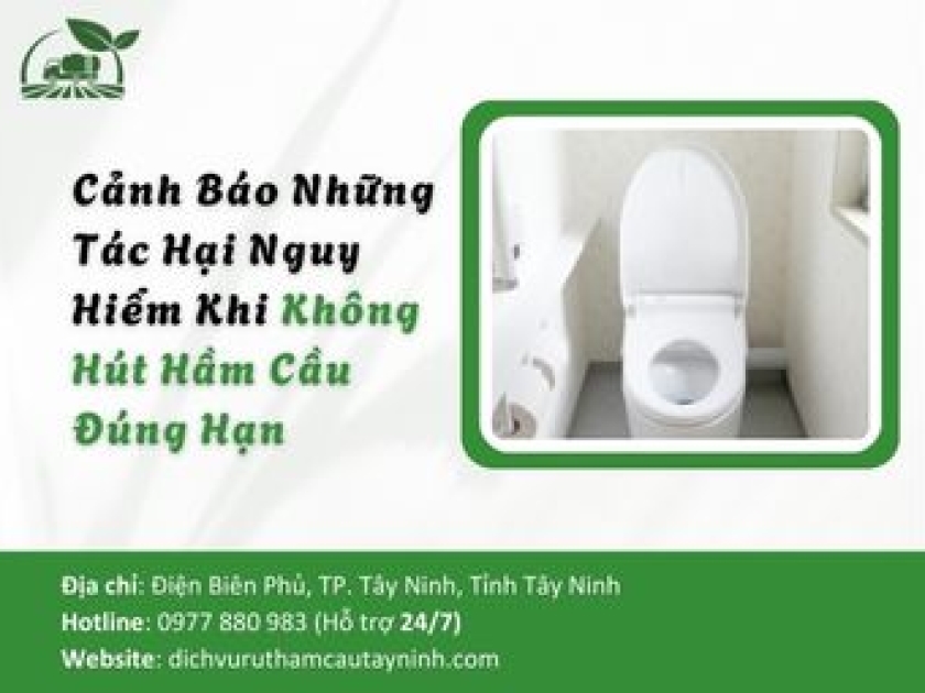 Cảnh Báo Những Tác Hại Nguy Hiểm Khi Không Hút Hầm Cầu Đúng Hạn