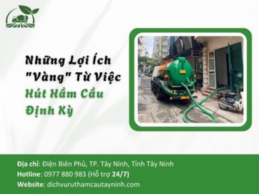 Những Lợi Ích "Vàng" Từ Việc Hút Hầm Cầu Định Kỳ