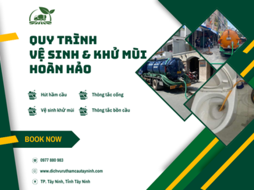 Sau Khi Hút Hầm Cầu - Quy Trình Vệ Sinh & Khử Mùi Hoàn Hảo