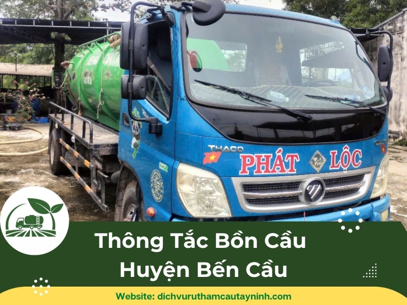 Thông Tắc Bồn Cầu Huyện Bến Cầu, Tây Ninh
