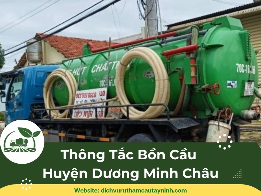 Thông Tắc Hầm Cầu Huyện Dương Minh Châu, Tây Ninh