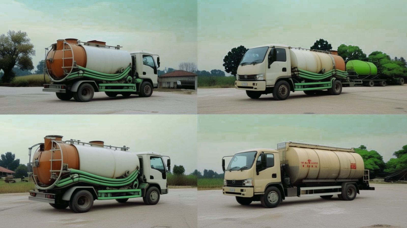 4 loại xe bồn hút hầm cầu