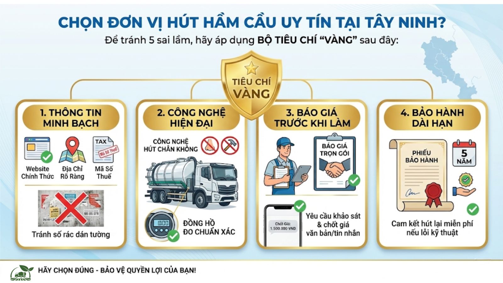 Chọn đơn vị hút hầm cầu uy tín