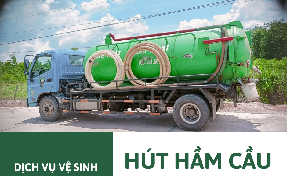 Xe hút hầm cầu chuyên dụng, hiện đại của công ty