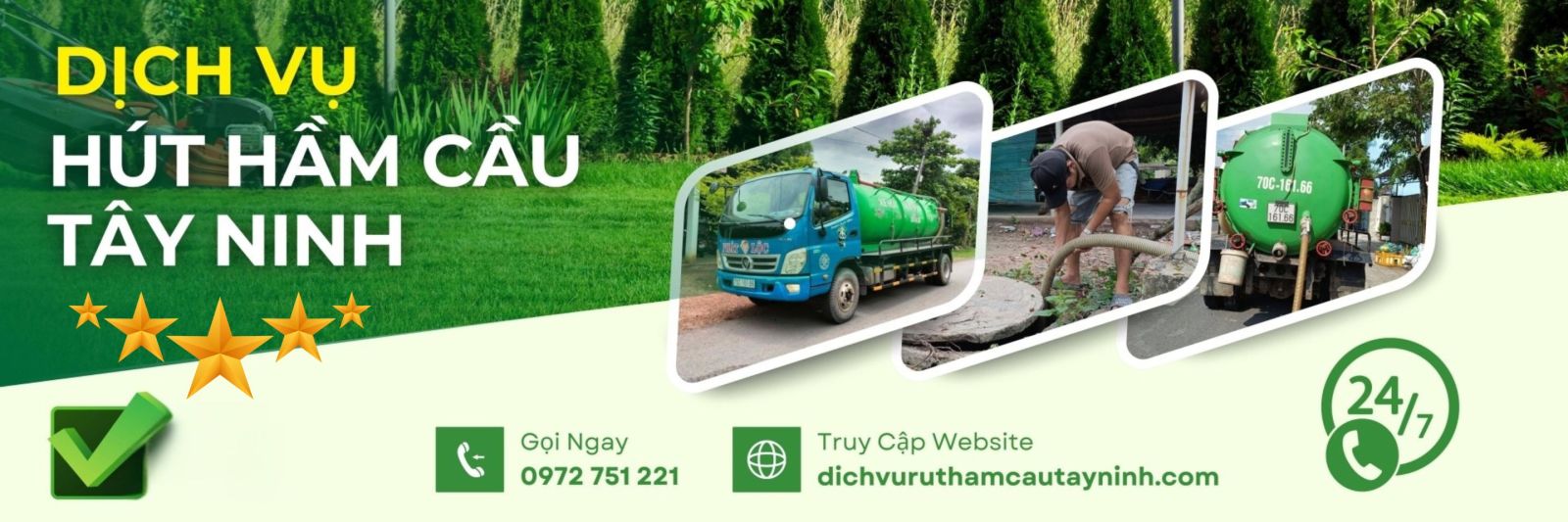 Dịch vụ hút hầm cầu Tây Ninh
