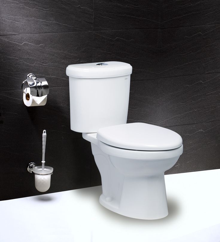 Một bồn cầu sạch sẽ, sáng bóng