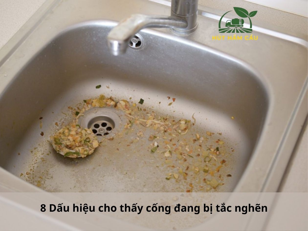 dấu hiệu gây nghẹt cống