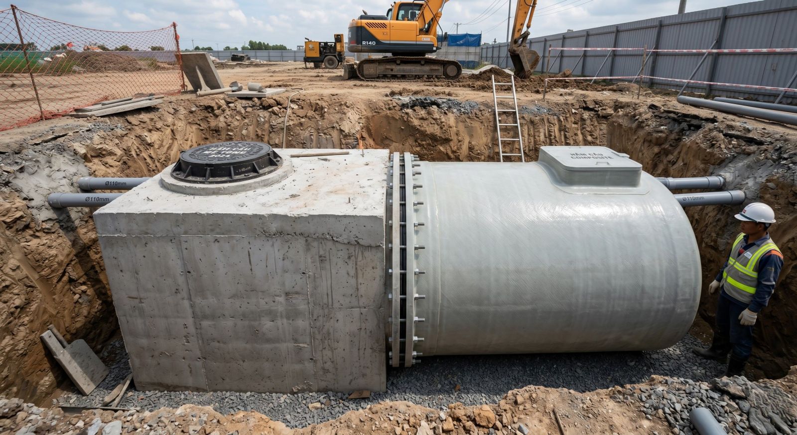 Hầm cầu bê tông hay composite?