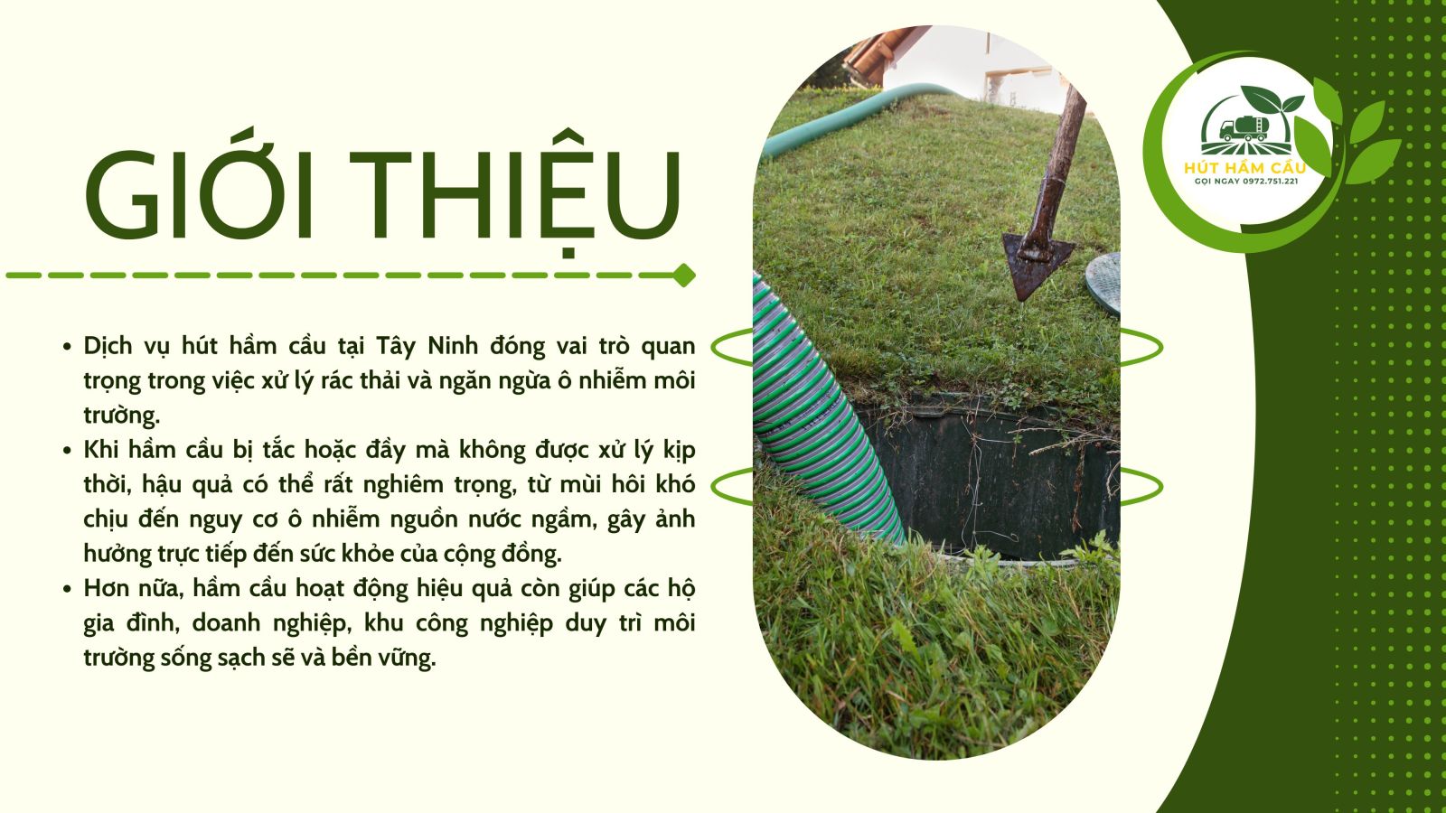 ảnh giới thiệu về sự cần thiết của dịch vụ hút hầm cầu