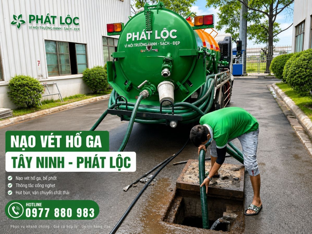 Nạo vét hố ga Tây Ninh - Phát Lộc