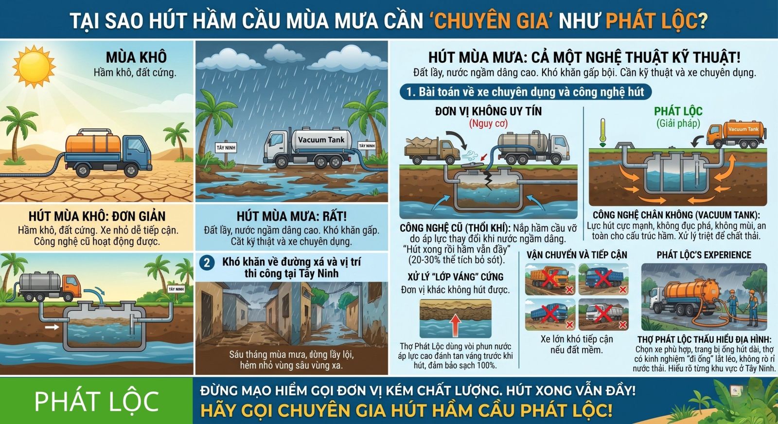tại sao bà con cần "chuyên gia" như Phát Lộc vào mùa mưa