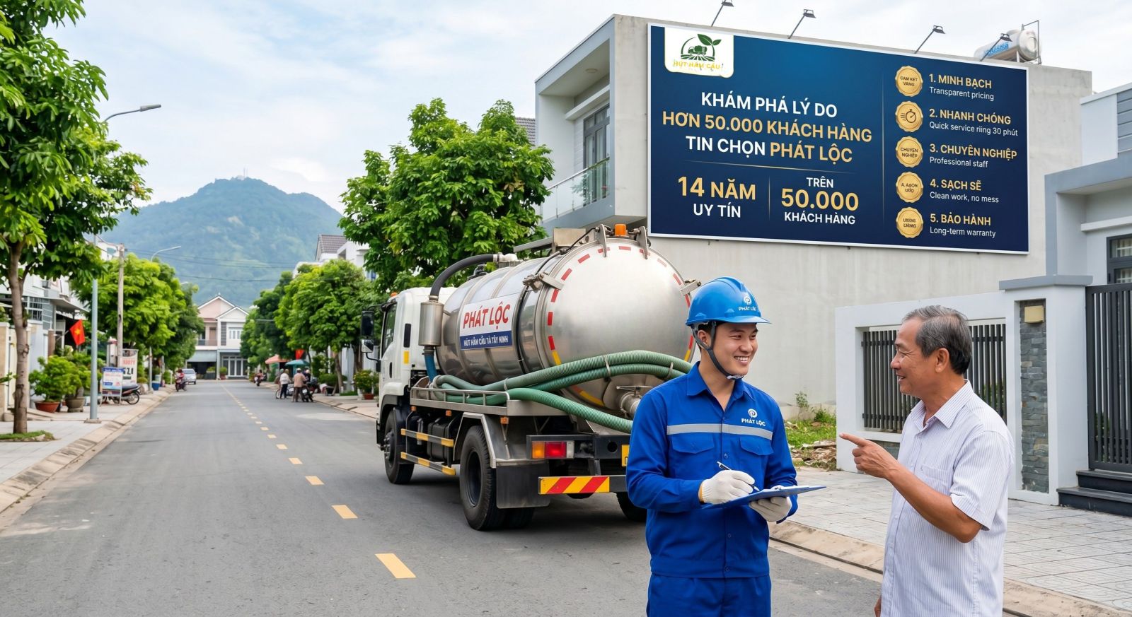 công ty hút hầm cầu tốt nhất Tây Ninh, Phát Lộc